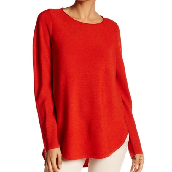 eileen fisher ballet neck tee